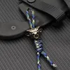 Wit Messing Koper OX Hoofdmes Kralen Buiten DIY Gereedschap EDC Lanyard Hangers Sleutelhangers Accessoires 240117