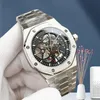 Skeleton-Uhr-Designer-Herren für Männer Automatikuhren schwarz Luxus-Bewegungsuhren mechanisch F8HS #