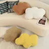 Ins Nordic Nuvem Veludo Lance Travesseiro DIY Nome Cama Sofá Almofada Almofadas de Sono Do Bebê Brinquedos Crianças Quarto Casa Decorações Po Adereços 240117