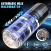 Other Health Beauty Items Automatic Male Masturbators Cup Thrusting Rotating Vibration Hands Free Pocket Pussy Stroker 3D Realistic Sleeve Adult Q240117