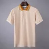 Nouveaux t-shirts d'été chauds polos à manches courtes imprimé lettre haut polo lâche hommes t-shirts concepteur causal pour homme vêtements hauts polos pour hommes taille asiatique M-3XL