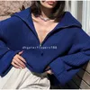 سترات نسائية 036 Pullover Solid Color Autumn and Winter European and American Cross-Border Sleater Sweater Sweater Sweater Nature Women