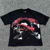 T-shirty męskie harajuku graffiti supergwiazda nadruk t shirt damskie streetwear gunge grafika