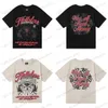 Herren T-Shirts Y2K Hellstar Männer Frauen T-Shirts Vintage Wash Design T-Shirt Hip Hop Bedrucktes Muster Trendige Stile T240117