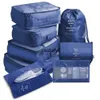 Borse portaoggetti Borsa per lavaggio impermeabile Custodia per organizer per vestiti Set da 8 pezzi per borse per organizer da viaggio Accessori Valigia per bagagli k Bagvaiduryd