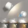 Lampada da parete con luce touch e telecomando, luci da applique montate senza fili