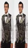 2019 New Fashion Camo Groom Vest Camouflage Slim Fit Mens Formal Tuxedo Vest for Wedding Vestbow1125740