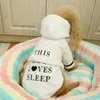フレンチブルドッグパジャマパーカー小犬用のペットドッグドレス衣類チワワバスローブパグコスチュームアクセサリーアパレル240117