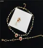 Luxury Love Pearl Diamond Necklace Ruby Rhinestone Earrings Metal Chain Pendant Eardrop Crystal Bracelet Anniversary Gift2529487