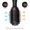 Elektriskt hårtork hårtork Hot Air Brush Styler och Volumizer Hair Starten Curler Comb Roller Electric Ion Blow Dryer Brush J240117