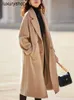 Maxmaras Cashmere Coat Womens Wool Coats 2024 New M Family MAX101801 Cameau haut de gamme Double facette à double face laine