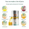 Portable Usb Blender Mini Citrus Squeezer Multifunctional Manual Lemon Juicer Electric Hand Squeeze Shake Mixer 240117