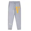 2024 VLONES FUJIWARA HIROSHI CO-BRANDED LIGHTNING SWEATPANTS FRIENDS TERRY CARICOR PANTS春/夏の弾性ズボン