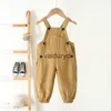 Overalls Baby Girl Boy Overalls Hosen Baumwoll -Overall für Baby Casual Spring Kleinkinder Overalls Girls Casual Playsuit Hosen für Jungen H240508