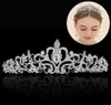 Högkvalitativ lysande pärlor Crystals Wedding Crowns Bridal Veil Tiara Crown Headband Hair Accessories Party Wedding Tiara6782817