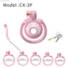 Andra hälsoskönhetsartiklar Super Small Chastity Cage för Sissy CB -lås med 5 storlek Penisringar Erotiska bondage kukbur Toi för man rosa kyskhet Q240117