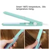 3in1 Mini Hair Straightener Curler High Quality Flat Iron Ceramic Straightening Comb Professional Curling Styling Tools 240116