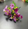 フェイクフローラルグリーン、シミュレーションchrysanthemum 7フォーク28花ミックスカラージャンプオークブティックフラワーシルクブーケドロップ配信otsbq
