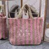 Rosa Sugao Damen-Einkaufstasche, Umhängetaschen, Handtaschen, Designer-Luxus, hohe Qualität, große Kapazität, modische Strick-Geldbörse, Einkaufstasche, 2 Größe, Huidi-240115--80