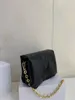 23 Nouveau sac de luxe pour femme Puffer goya est très doux et cireux Sac à bandoulière au design élégant avec chaîne en forme de beignet doré amovible et lisse