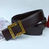 Belts Letter Buckle Women Men 4.0cm Adjustable Cinch Casual Leather Belt Ladies Joker Fashion Luxury Double F Designer