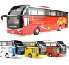 Diecast Model car Original gift box packaging High simulation alloy bus pull back car toy models 2209308573413