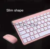 Keyboards Rechargeable Wireless Keyboard and Mouse Kit 2.4GHz Mini Sets Combos DIY Desktop Chargeable for iPad PC Cell Phone Tablet Laptop J240117