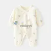 Pullover Lawadka 0-6 meses recém-nascido bebê menino garoto algodão algodão sólido macacão macacão de macacão casual roupas para meninas menino primavera outono h240508