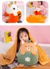 Multi Fonction Traversin Mignon Coussin Poupée Garder Au Chaud Couverture Jouets En Peluche pour Enfants Filles Cadeau Enfants Bébé Animaux En Peluche Chat 240117