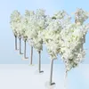 Décoration de mariage 5ft de haut 10 Coullot Slik Artificial Cherry Blossom Tree Roman Column Roads Roads for Wedding Party Mall ouvrir 6231492
