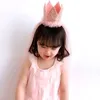 Acessórios de cabelo princesa bandana véu tiaras festa de aniversário coroas para menina dropship