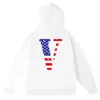 Vlone 2024 herr hoodies brev stor vlong hylsa män kvinnor par lös gata hip hop unisex hoodie mode casual big v tröja pullover fashsion