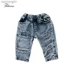 Jeans nouveau-né bébé fille bas décontracté trou déchiré Denim pantalon Leggingd pantalon jean 6M-5T