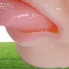 Deep Throat Male Masturbator Oral Sex Blowbation Masturbation Cup with Teeth Tounge Realistic Pocket Pussy Sex Toys For Men5566400