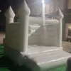 Partihandel anpassad bouncy castle uppblåsbar bröllop bouncer vit studshus 8x8ft party uthyrning för barn vuxna
