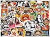 50PcsLot ONE PIECE Luffy Autocollants Anime Autocollant Notebook Moto Skateboard Ordinateur Téléphone Mobile Dessin Animé Jouet Trunk2521538