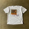 Herrt-shirts retro medeltida stolmönster tryckt t-shirt överdimensionerad topp 2023 Nya Harajuku Löst montering kortärmad topp t-shirt kvinnor T240122