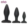 OLO 3PcsSet SML Anal Plug Dilatator Prostata Massager Trainer Butt Sex Spielzeug für Männer Frauen Homosexuell Erwachsene Produkte 240117