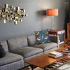 Kissen-Dschungel-Scharlachroter Ara-Bezug für Sofa, Zuhause, dekorativ, tropische Natur, malerischer quadratischer Überwurf, 45 x 45 cm