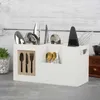 Keuken Opslag Bestek Gebruiksvoorwerp Houder Met Verdelers Bestek Box Rack Plank Voor Tafel Servies Houdt Vork Mes Organizer