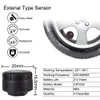 Novo android navegação tpms com 4 sensores sistema de alarme usb android carro tpms transmissão sem fio sistema monitoramento pressão dos pneus