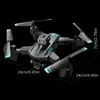 KY605S Drone, tre kameror, professionell HD -kamera, hinderundvikande, flygfotograferingsvikbar quadcopter UAV