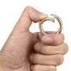 50pcs Otwarty metalowa brama sprężyna o pierścień skórzana torba pasek Pasek klamra pies łańcuch snap klips