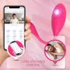 Vibrador de bola Kegel vaginal para mujer, Control de aplicación, descarga eléctrica, inalámbrico, estimulador del punto G, huevo vibrador, Juguetes sexuales para mujer 240117