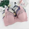 Plus Size Lace Bras For Women Lager Sexy Push Up Bra Bralette Comfortable Underwired Underwear Lingerie Tops BH D DD E F G Cup 240116