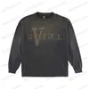 Men's T-Shirts SAINT MICHAEL Maria Long Sleeve T-shirt MEN Women Distress Washed Vintage Oversize Tops 1 1 High-quality T240117