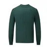 Hommes Casual Slim Fit Pulls Pulls À Manches Longues En Tissu Tricoté Zip Up Col Polo Pull Pour Homme Vêtements Jumpers Vert 240117