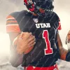 Maglia da calcio NCAA Utah Utes Aaron Lowe Brant Kuithe Vonte Davis Nick Ford Devin Kaufusi Cameron Rising Keegan Markgraf Clark Phillips III