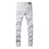 Mäns jeans Purple Brand Jeans American High Street White Paint orolig 9021