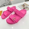 Bom Dia Sandálias Conforto Mulheres Chinelos Designer de Moda Mulheres Clássicos Plataforma de Couro Mule Sandálias Luxo Ao Ar Livre Sapatos Chunky 1.9 03